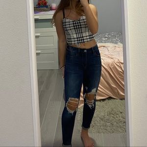 ripped american eagle jeans